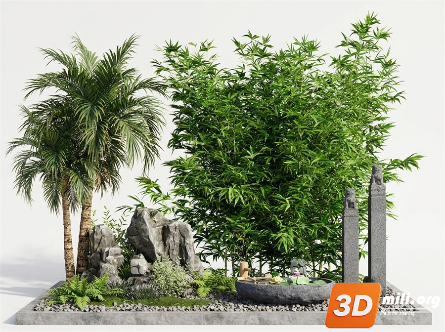 Mini Garden Skp Files 